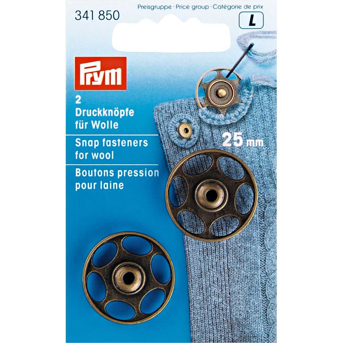 Prym - Lana Clasps 25 mm. 341850 - Ribes y Casals