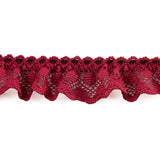 Burgundy Lace Trim 22 mm - Ribes y Casals