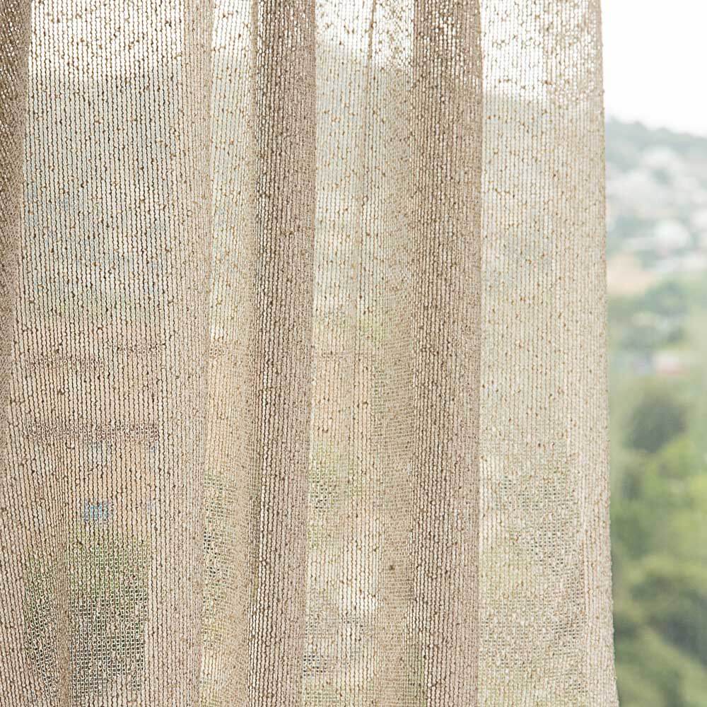 Openwork Net Curtain Sand - Ribes y Casals