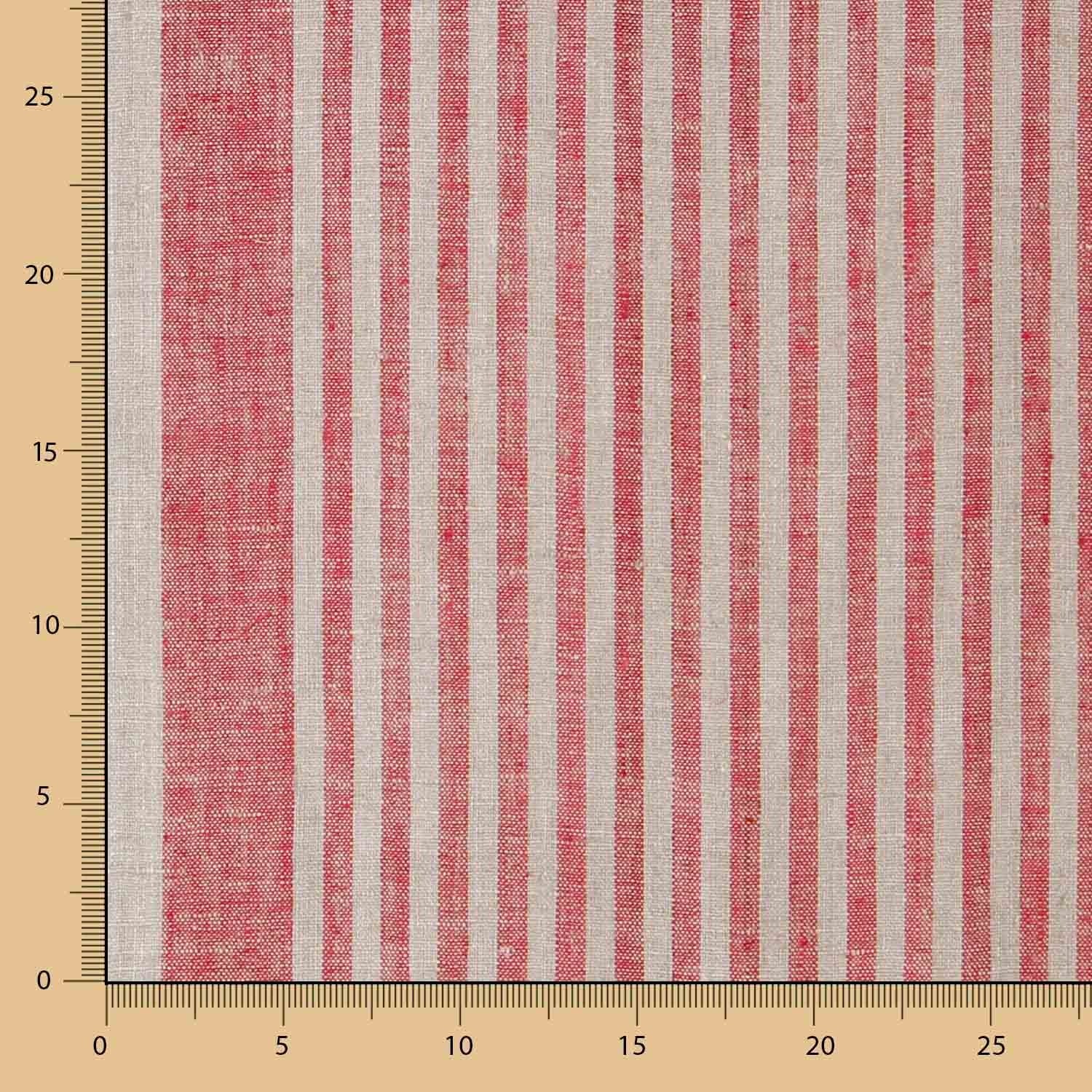 Red Linen Table Runner - Ribes y Casals
