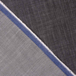 Retal Camisería Algodón Denim Índigo Gris 190x140 cm - Ribes y Casals