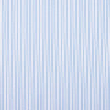 Striped Blue Cotton Shirting Fabric - Ribes y Casals