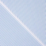 Striped Blue Cotton Shirting Fabric - Ribes y Casals