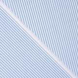 Striped Blue Cotton Shirting Fabric - Ribes y Casals