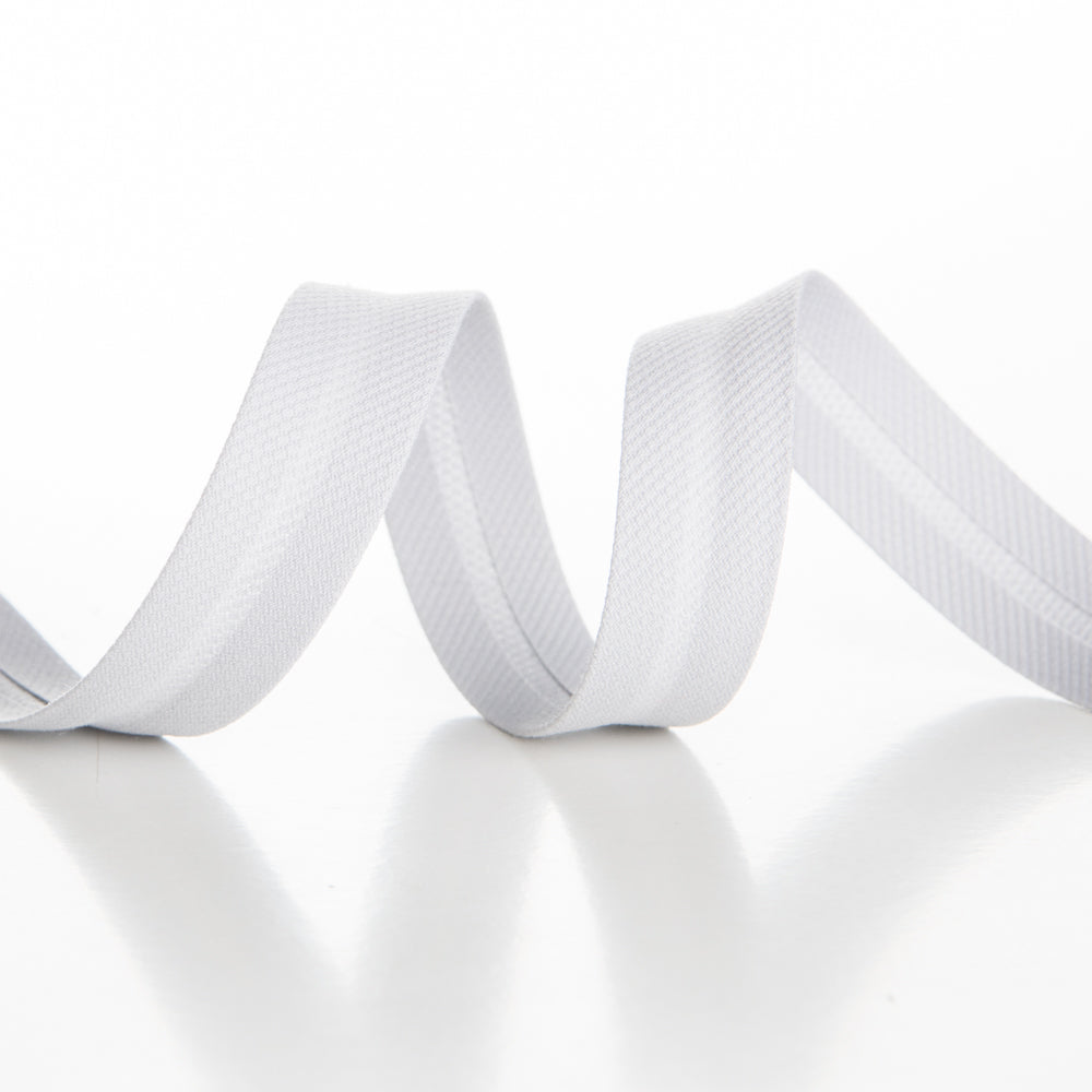 Grey Bias Pique Ribbon 18mm - Ribes y Casals