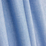 Light Blue Herringbone Linen-Cotton Chambray - Ribes y Casals