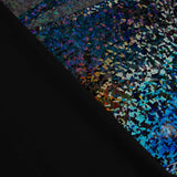 Holographic Patent Vinyl Diamond Black - Ribes y Casals