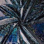 Holographic Patent Vinyl Diamond Black - Ribes y Casals