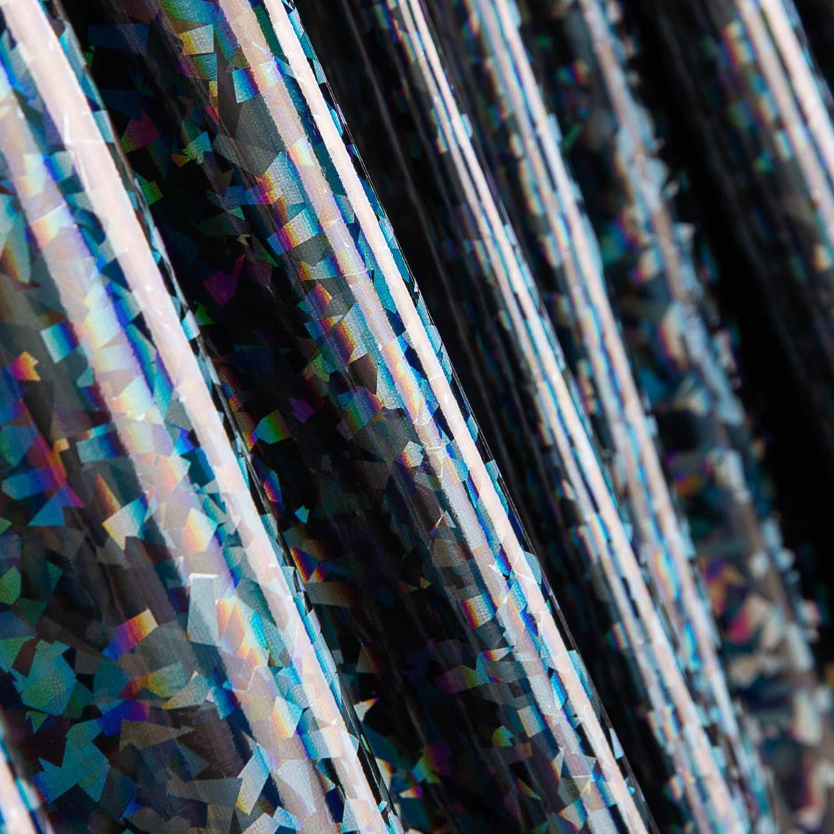 Holographic Patent Vinyl Diamond Black - Ribes y Casals