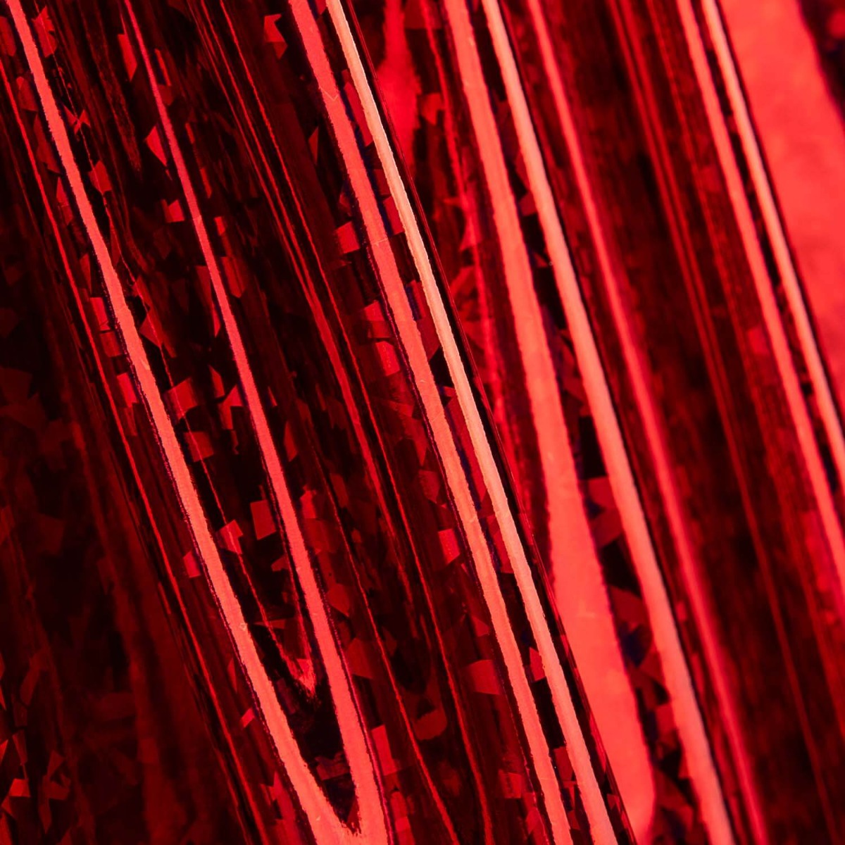 Holographic Patent Vinyl Diamond Ruby - Ribes y Casals