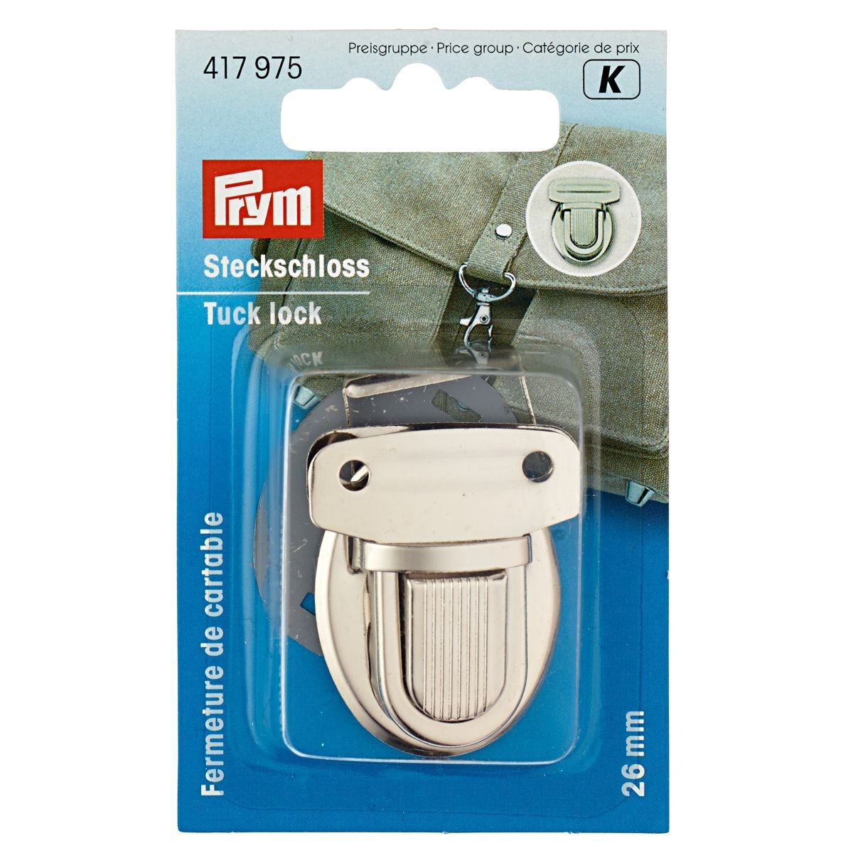 Prym - Schoolbag closure 26 417975 - Ribes y Casals