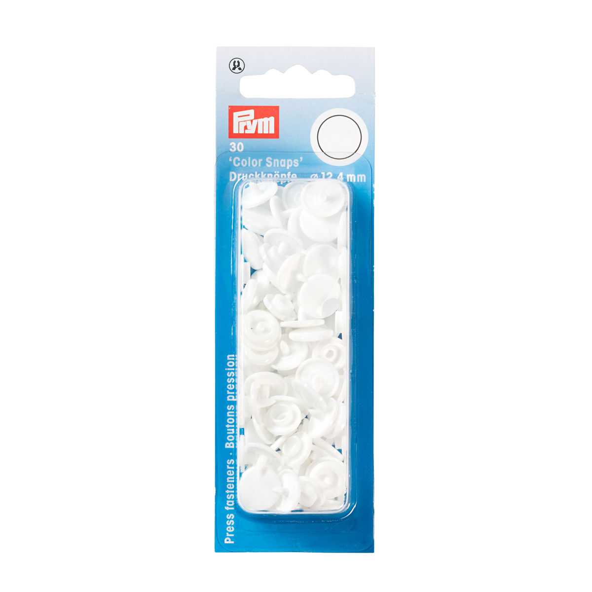 Prym - Press Studs White 393103 - Ribes y Casals