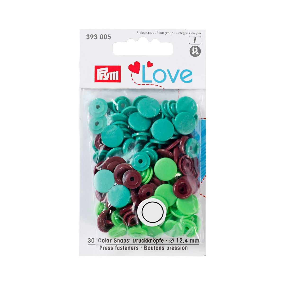 Prym - Love Color Snap Buttons 393005 - Ribes y Casals