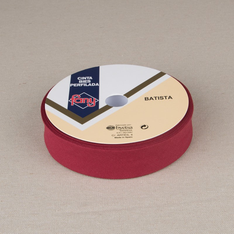 Lace Bias Garnet 30mm - Ribes y Casals