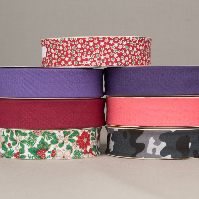 Lace Bias Garnet 30mm - Ribes y Casals