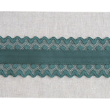 Lace Bias Embroidery Green 53mm - Ribes y Casals