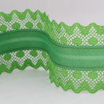 Bias Ribbon Lace Green 53mm - Ribes y Casals