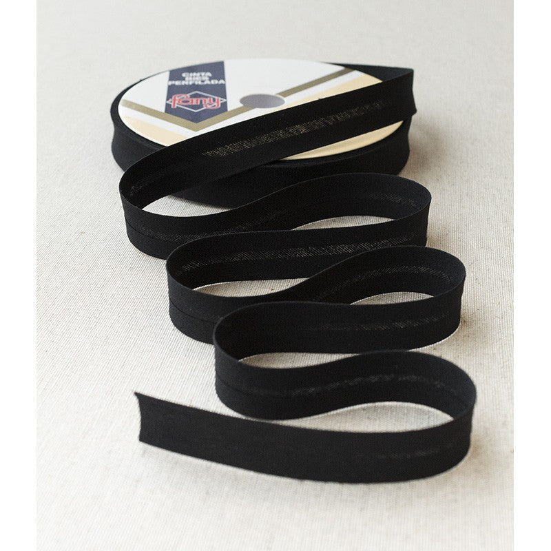 Lace Bias Black 18mm - Ribes y Casals