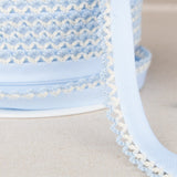 Lace Bias Piqué Blue Sky 15mm - Ribes y Casals