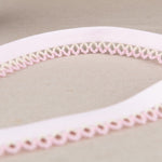 Lace Bias Piqué Pink 15mm - Ribes y Casals