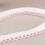 Lace Bias Piqué Pink 15mm - Ribes y Casals
