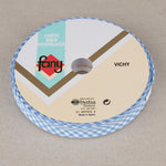 Lace Bias Vichy Blue Sky 18mm - Ribes y Casals