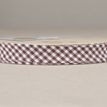 Lace Bias Vichy Brown 18mm - Ribes y Casals