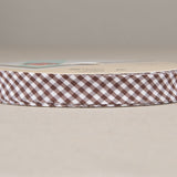 Lace Bias Vichy Brown 18mm - Ribes y Casals