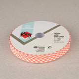 Lace Bias Vichy Orange 18mm - Ribes y Casals