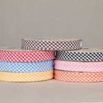 Lace Bias Vichy Orange 18mm - Ribes y Casals