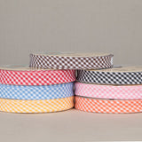 Lace Bias Vichy Orange 18mm - Ribes y Casals