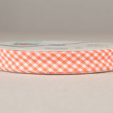 Lace Bias Vichy Orange 18mm - Ribes y Casals