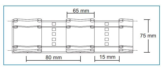 Ribbon Curtain 75 250x100 - Ribes y Casals