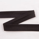 Black Cotton Bias Ribbon 18 mm - Ribes y Casals