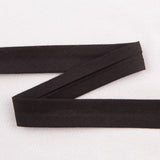 Black Cotton Bias Ribbon 18 mm - Ribes y Casals