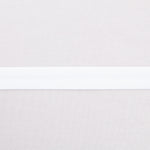 White Bias Pique Ribbon 18mm - Ribes y Casals