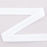 White Bias Pique Ribbon 18mm - Ribes y Casals
