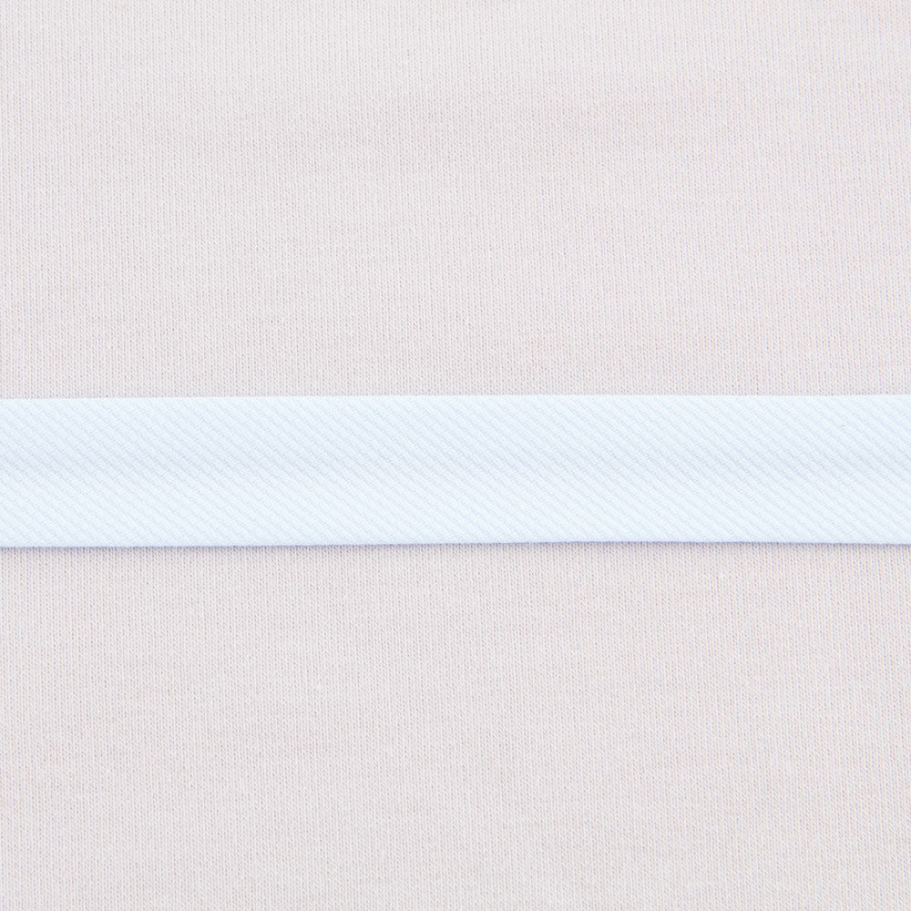 Sky Blue Bias Pique Ribbon 18mm - Ribes y Casals