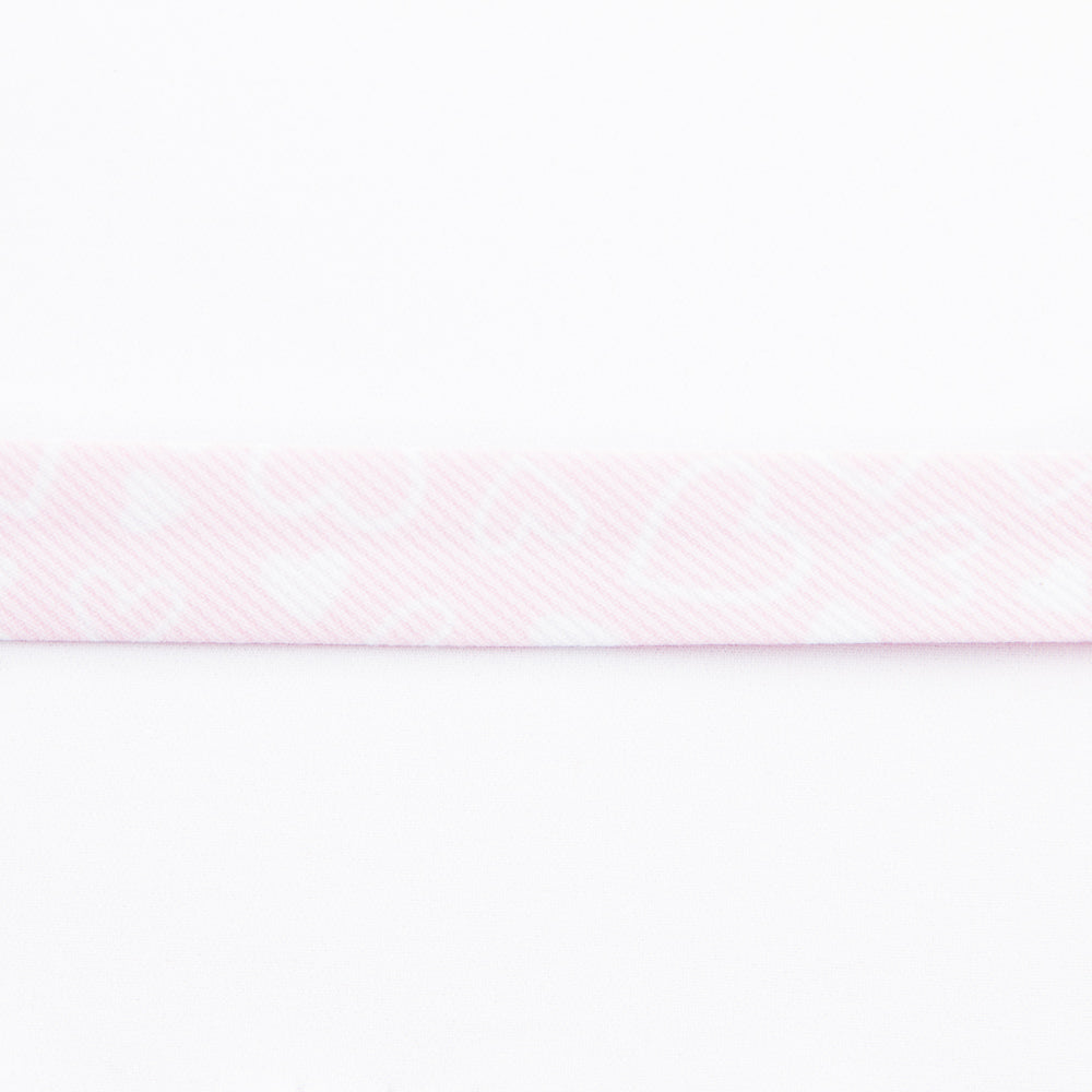 Pink Hearts Bias Ribbon 18 mm - Ribes y Casals