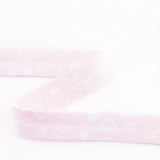 Pink Hearts Bias Ribbon 18 mm - Ribes y Casals
