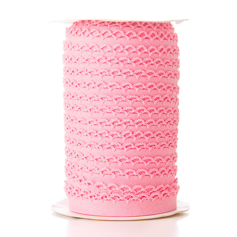 Ribbon Bias Decor 12mm Candy Pink - Ribes y Casals