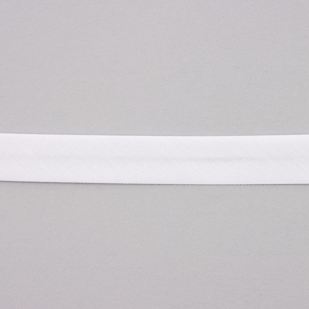White Elastic Bias Tape 18mm - Ribes y Casals