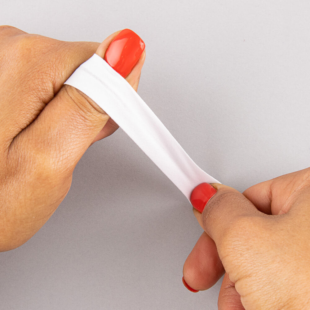White Elastic Bias Tape 18mm - Ribes y Casals