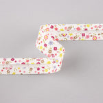 Bias Ribbon Flower Fuchsia 18 mm - Ribes y Casals