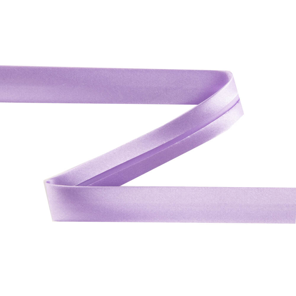 Lilac Satin Bias Binding 18 mm - Ribes y Casals