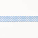 Light Blue Polka Dot Bias Tape 18mm - Ribes y Casals