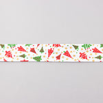 White Christmas Tree Bias Tape 30mm - Ribes y Casals