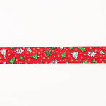 Red Christmas Tree Bias Tape 30mm - Ribes y Casals