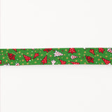 Green Christmas Tree Bias Tape 30mm - Ribes y Casals