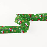 Green Christmas Dolls Bias Tape 30mm - Ribes y Casals